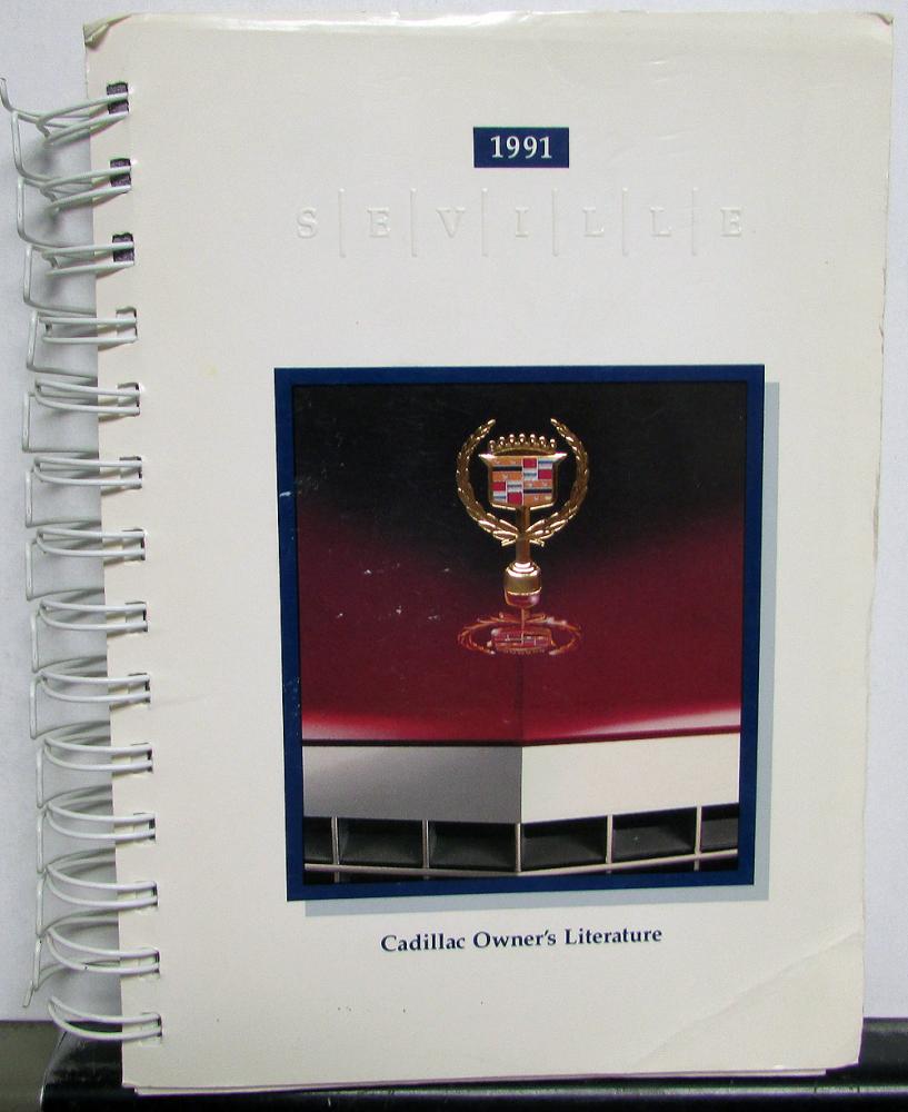 1991 Cadillac Seville Operator Owners Manual Original