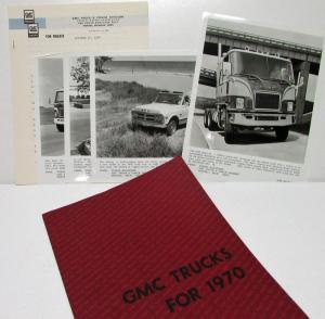 1970 GMC Trucks Press Kit Jimmy Astro 95 45-55-6500 Series Original