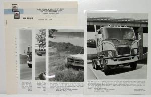 1970 GMC Trucks Press Kit Jimmy Astro 95 45-55-6500 Series Original