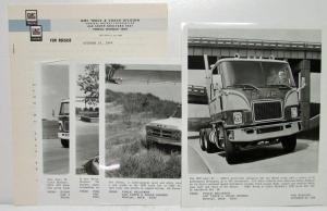 1970 GMC Trucks Press Kit Jimmy Astro 95 45-55-6500 Series Original