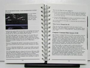 1992 Cadillac Seville Operator Owners Manual Original
