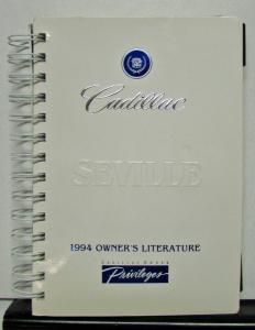 1994 Cadillac Seville Operator Owners Manual Original