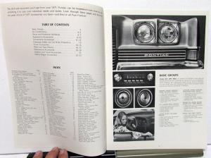 1971 Pontiac Accessories Brochure Catalog Firebird GTO Grand Prix LeMans T-37 71