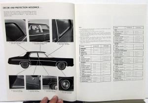 1971 Pontiac Accessories Brochure Catalog Firebird GTO Grand Prix LeMans T-37 71