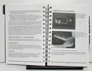 1995 Cadillac Seville Operator Owners Manual Original