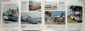 1971 GMC Campers & Recreational Trucks Vans Motor Homes Sales Folder Original