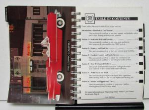1995 Cadillac DeVille Concours Operator Owners Manual Original