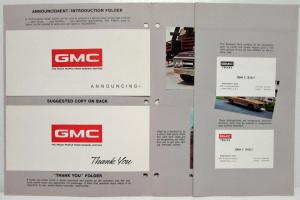 1971 GMC Trucks Pickup Full Line Salesmans Promotion Kit Dealers Only ITEM