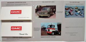 1971 GMC Trucks Pickup Full Line Salesmans Promotion Kit Dealers Only ITEM