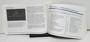 1998 Cadillac DeVille Operator Owners Manual Original