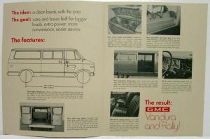 1971 GMC Vandura and Rally Sales Folder Original