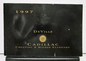 1997 Cadillac DeVille Operator Owners Manual Original