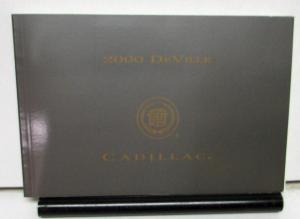 2000 Cadillac DeVille Operator Owners Manual Original