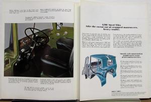 1971 GMC Steel Tilt 5500 6500 7500 9500 Truck Models Sales Brochure Folder Orig