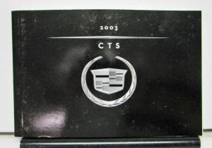 2003 Cadillac CTS Operator Owners Manual Original