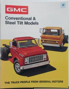 1972 GMC Conventional & Steel Tilt Truck Models Sales Brochure Original