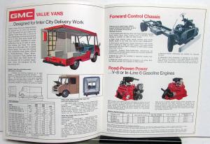 1972 GMC Value Van Models 1500 2500 3500 Sales Brochure Folder Original