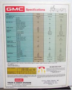 1972 GMC Value Van Models 1500 2500 3500 Sales Brochure Folder Original