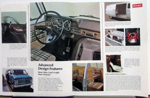 1973 GMC Vandura and Rally Wagons Truck Sales Brochure Original
