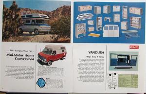 1973 GMC Vandura and Rally Wagons Truck Sales Brochure Original