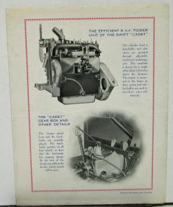 1931 Swift Cadet Fabric & Semi Coachbuilt Saloon ENG Car Sale Folder Prices Orig