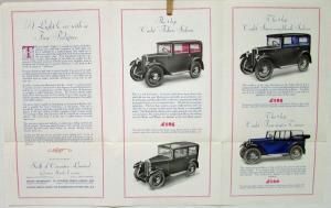 1931 Swift Cadet Fabric & Semi Coachbuilt Saloon ENG Car Sale Folder Prices Orig