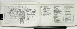 1989 Pontiac Sunbird Operator Owner Manual Original