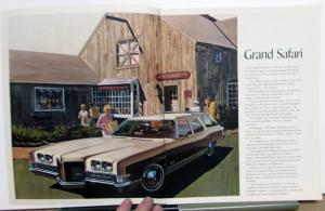 1971 Pontiac Station Wagons Grand Safari LeMans Features Options Sales Brochure