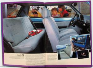 1983 Talbot Samba LS AL GL GLS Cabriolet Car FRENCH Text Sales Brochure Original