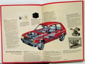 1983 Talbot Samba LS AL GL GLS Cabriolet Car FRENCH Text Sales Brochure Original