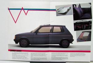 1983 Talbot Samba Bahia Car FRENCH Text Color Sales Folder Original