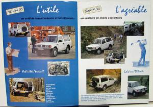 Circa 1980 Tata TelcoSport Vehicle FRENCH Text Sales Folder Original