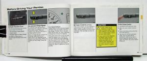1990 Pontiac Sunbird Operator Owner Manual Original