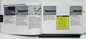 1990 Pontiac Grand Am Operator Owner Manual Original