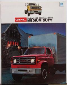 1974 GMC 5000 6000 6500 Series Medium Duty Trucks Sales Brochure Original