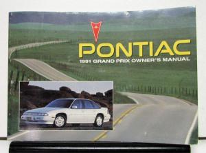 1991 Pontiac Grand Prix Operator Owner Manual Original