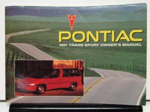 1991 Pontiac Trans Sport Operator Owner Manual Original
