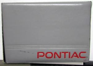 1993 Pontiac Bonneville SE SSE SSEi Operator Owner Manual Original