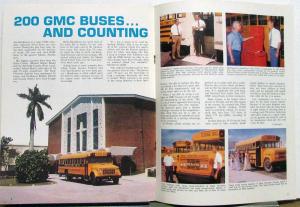 1974 GMC Truck News Armored Trk School Bus GMC Mgt College June July Original