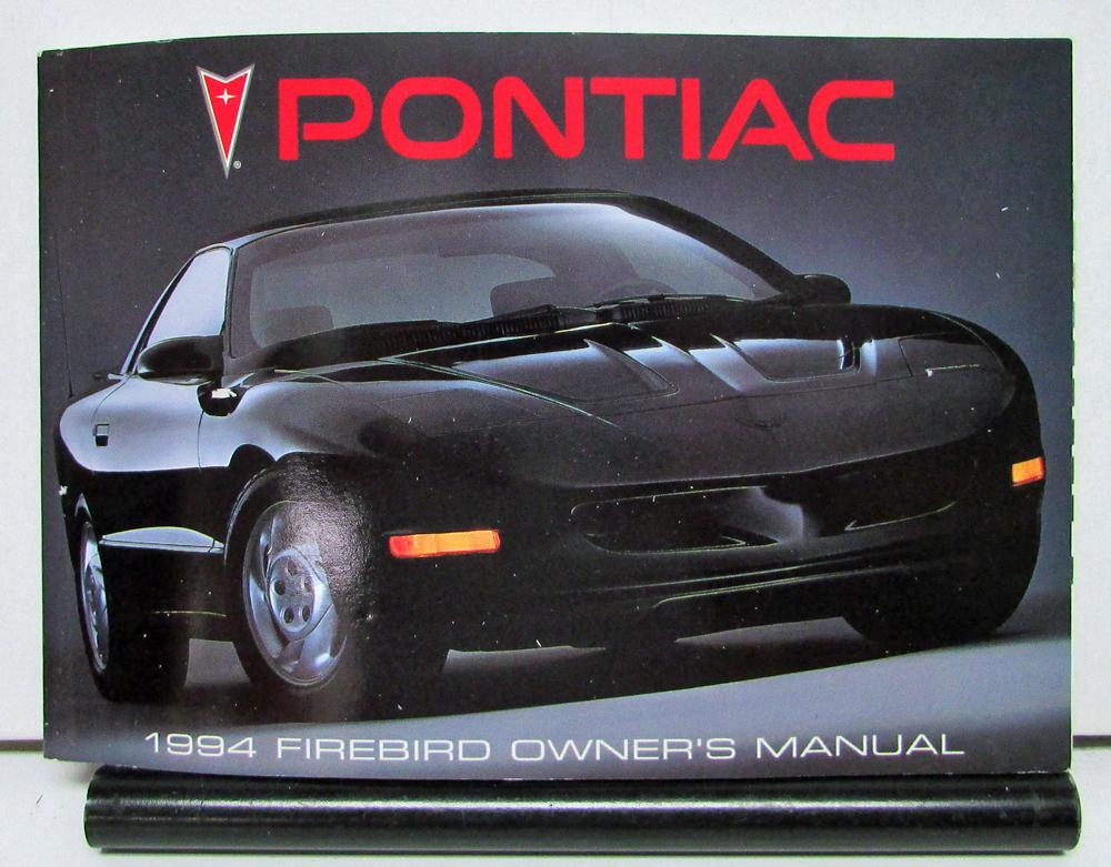 1994 Pontiac Firebird Trans Am Operator Owner Manual Original