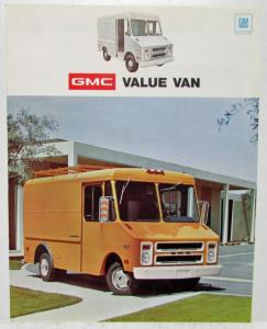 1974 GMC Value Van Truck Sales Brochure Folder Original