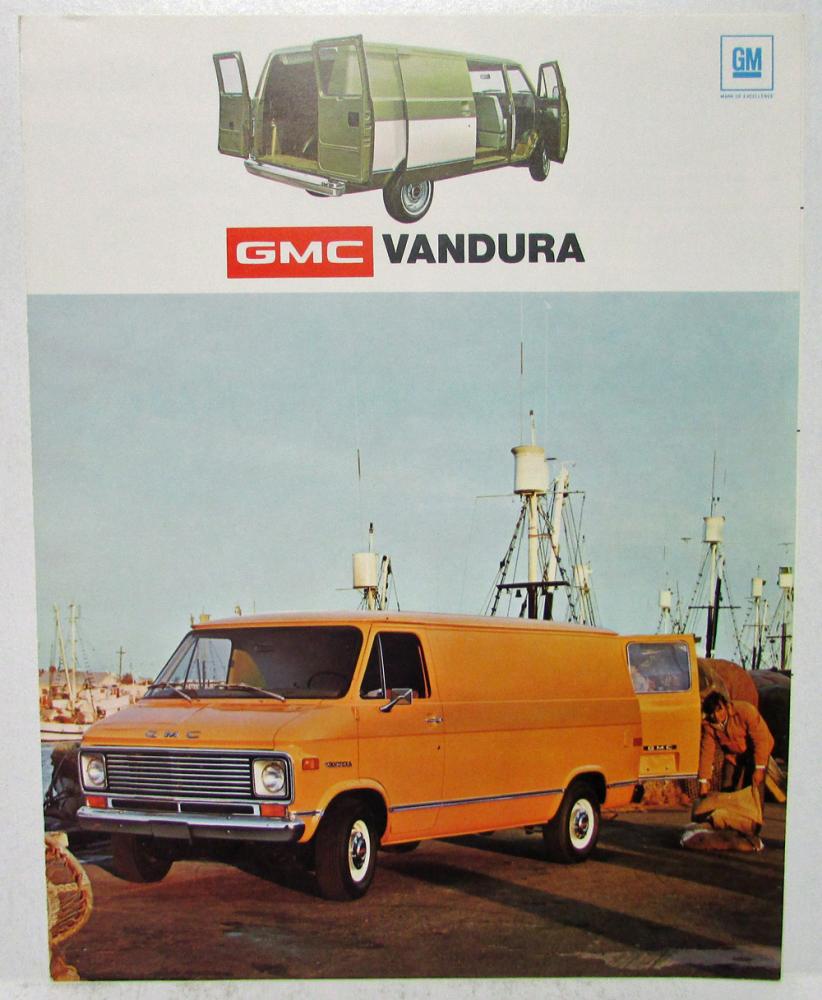 1974 GMC Vandura Trucks Sales Brochure Folder Original