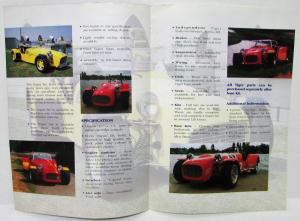 Tiger Super Six Race Sports Car ENGLAND Sales Folder & Photo Sheets Original