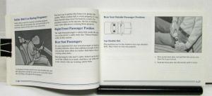 1996 Pontiac Grand Am Operator Owners Manual Original