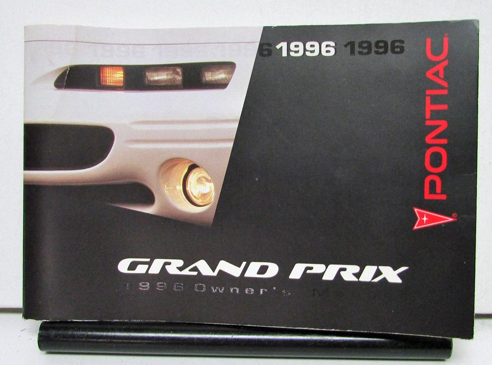 1996 Pontiac Grand Prix Operator Owners Manual Original