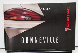 1997 Pontiac Bonneville Operator Owner Manual Original