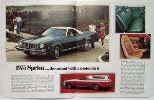 1975 GMC Sprint High Sierra Sales Brochure Folder Original