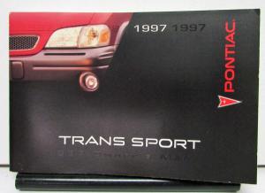 1997 Pontiac Trans Sport Operator Owner Manual Original