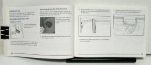 1997 Pontiac Trans Sport Operator Owner Manual Original