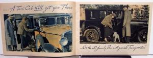1933 DeSoto Coupe Sedan Roadster Brougham Lets Go Places Sales Brochure